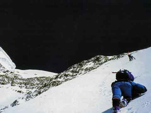 
K2 First Ascent South-Southeast Spur Cesen Route - Spanish 1994 Expedition between Camps II and III - Los 14 Ochomiles de Juanito Oiarzabal book
